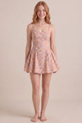 Bridgerton Ditsy Floral Dress — Regular Mini, front