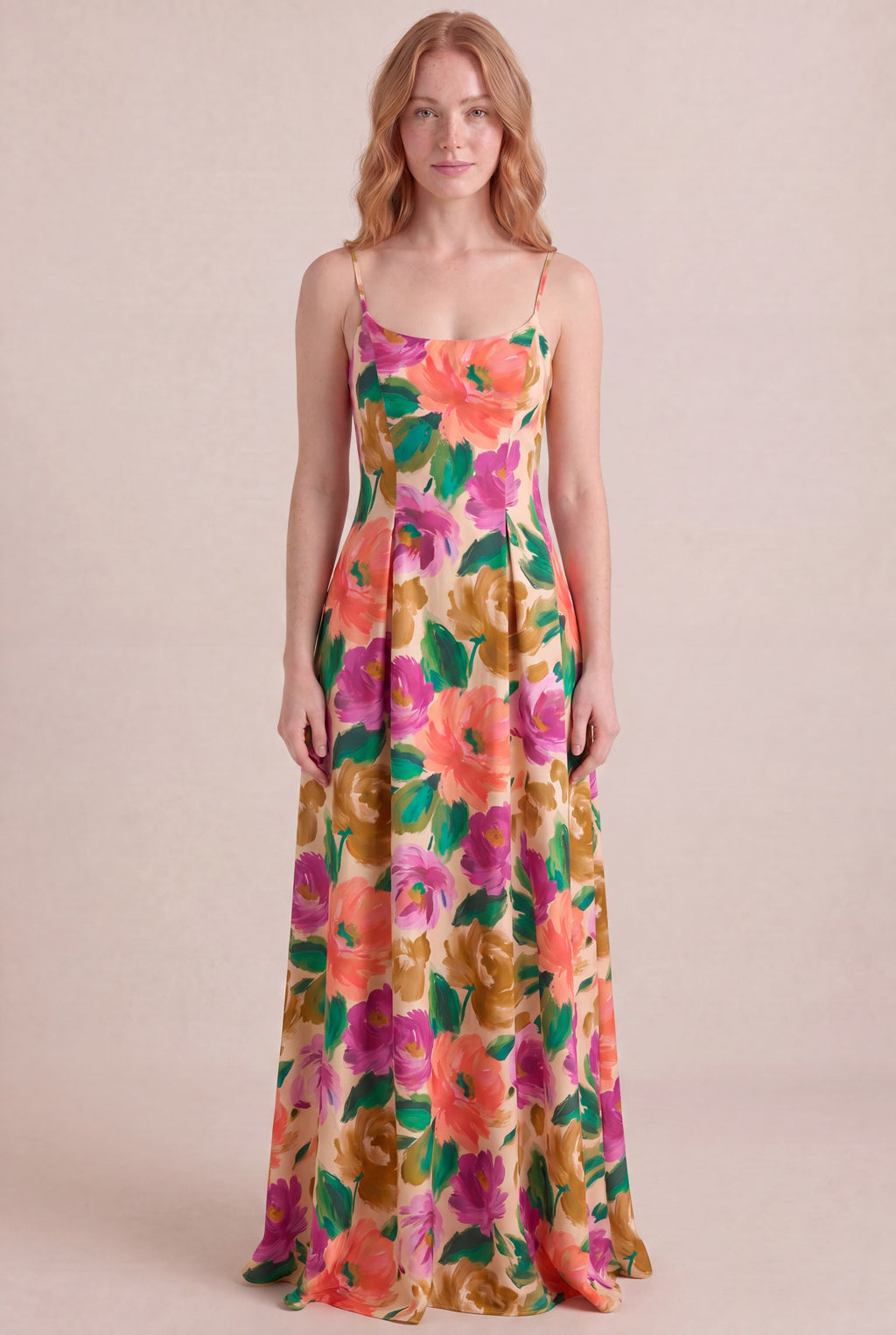 Atelier Bloom Floral Dress — Regular Maxi, front
