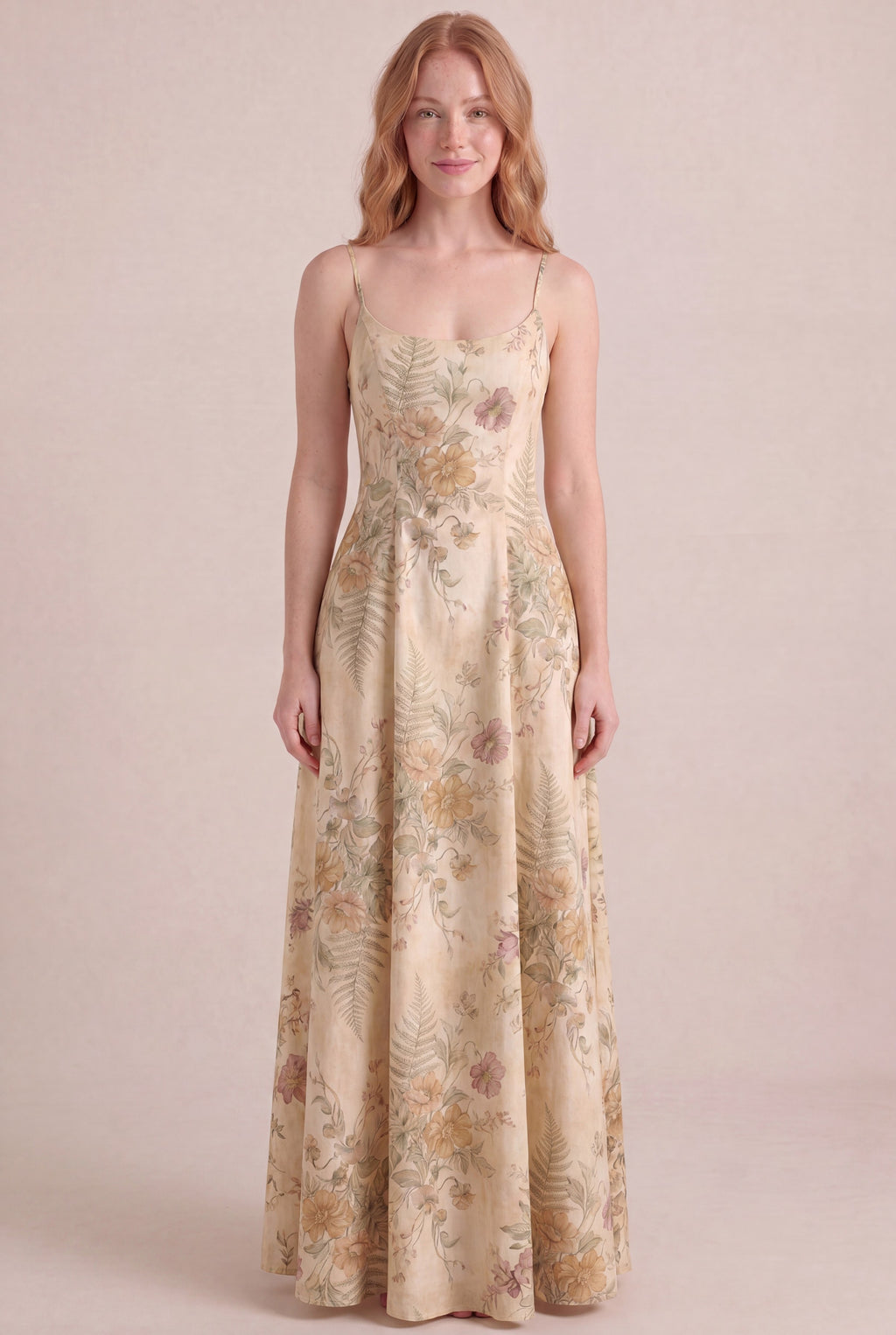 Wildflower Press Floral Dress — Regular Maxi, front