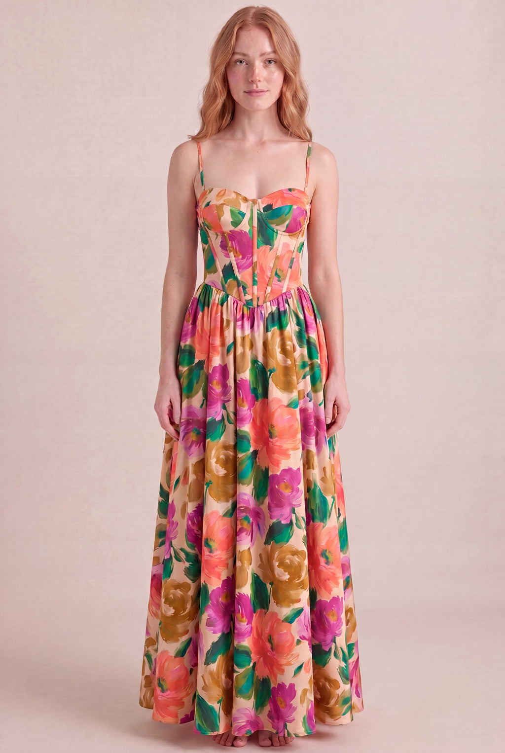 Atelier Bloom corset maxi front