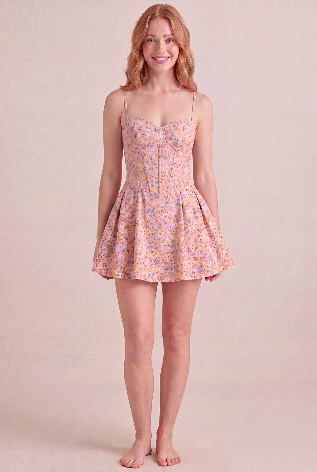 Bridgerton Ditsy corset mini front