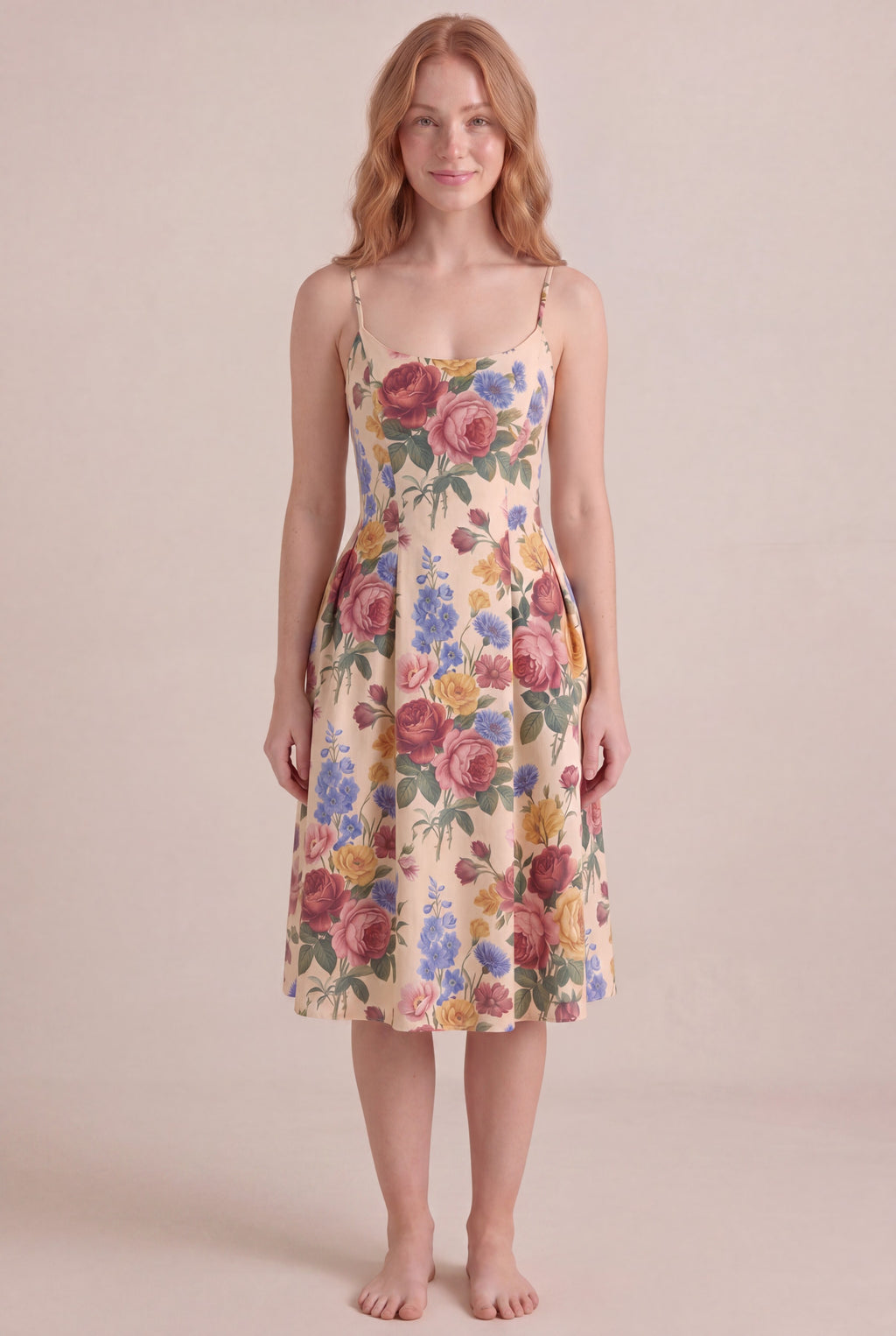 Vintage Rose Regular Midi front