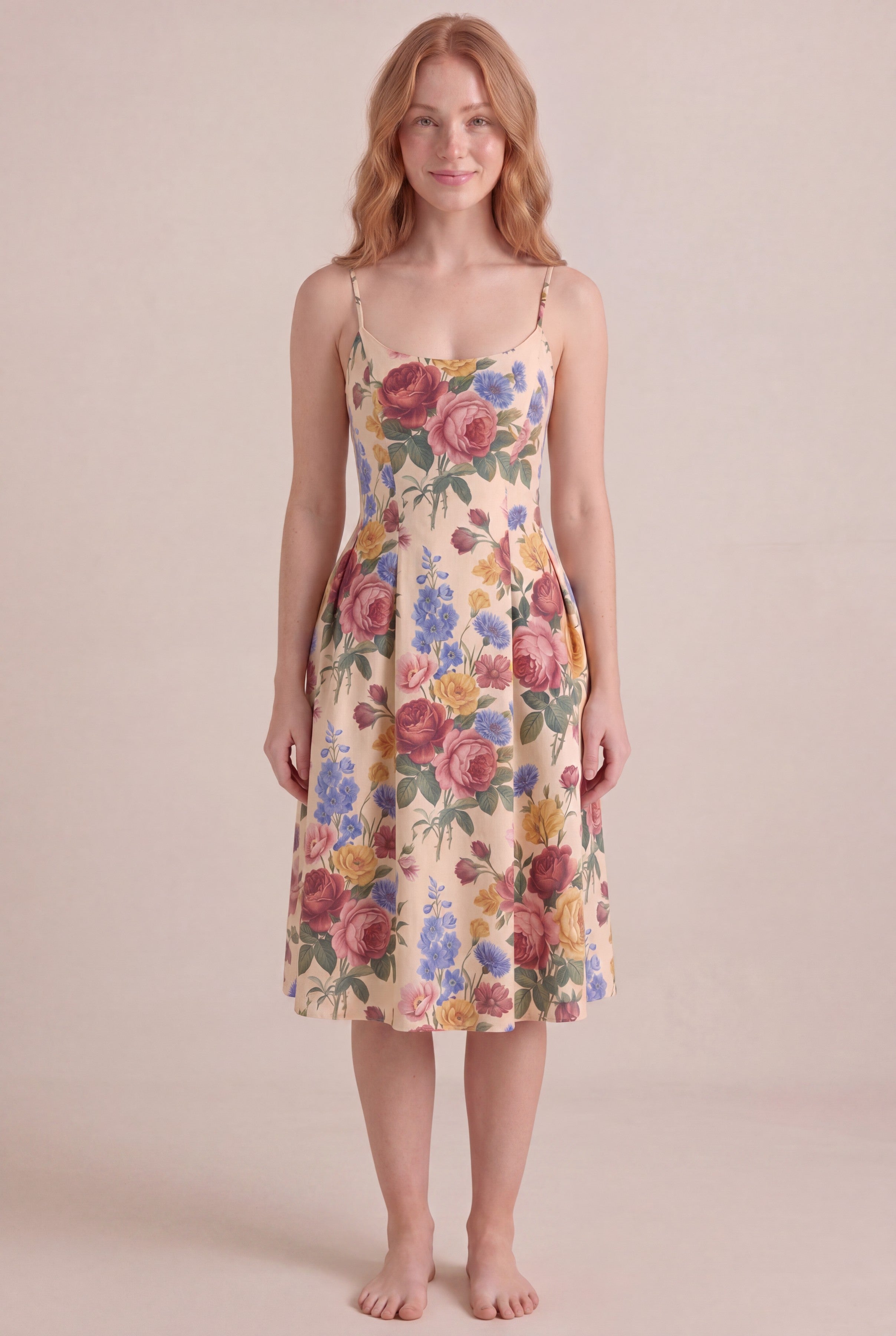 Vintage Rose Regular Midi front